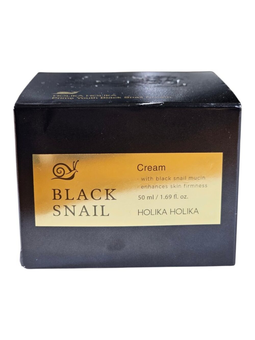 HOLIKA HOLIKA PRIME YOUTH BLACK SNAIL REPAIR CREAM BRIGHTENING 1.69FLOZ